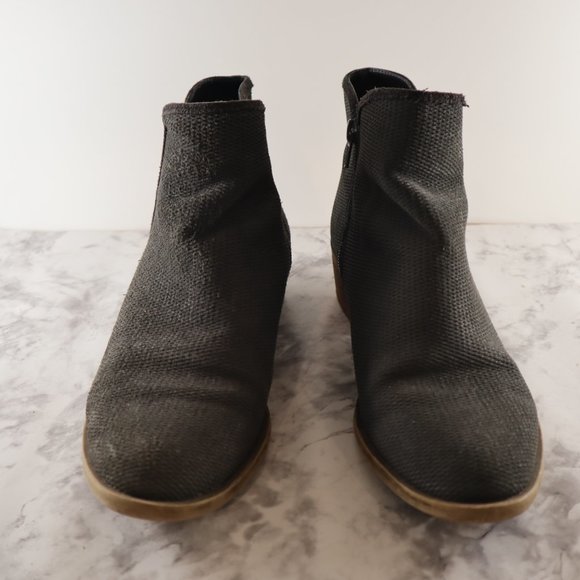 Kensie Women's Gerona KS193001 Side Zip Dark Grey Ankle Bootie Women's 9M - Picture 8 of 9